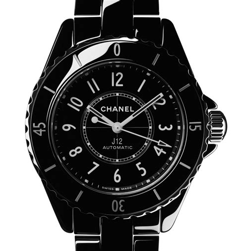 chanel j12 watch black